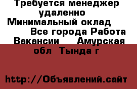 Требуется менеджер удаленно › Минимальный оклад ­ 15 000 - Все города Работа » Вакансии   . Амурская обл.,Тында г.